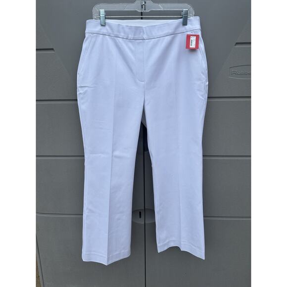 Spanx The Perfect Pant Slim Straight Pull On White Stretch Size M Travel CLASSIC - Picture 9 of 16